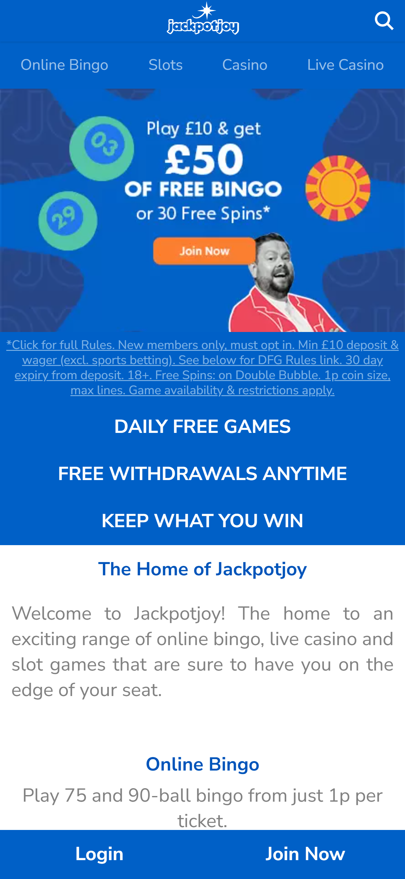 Jackpotjoy Casino